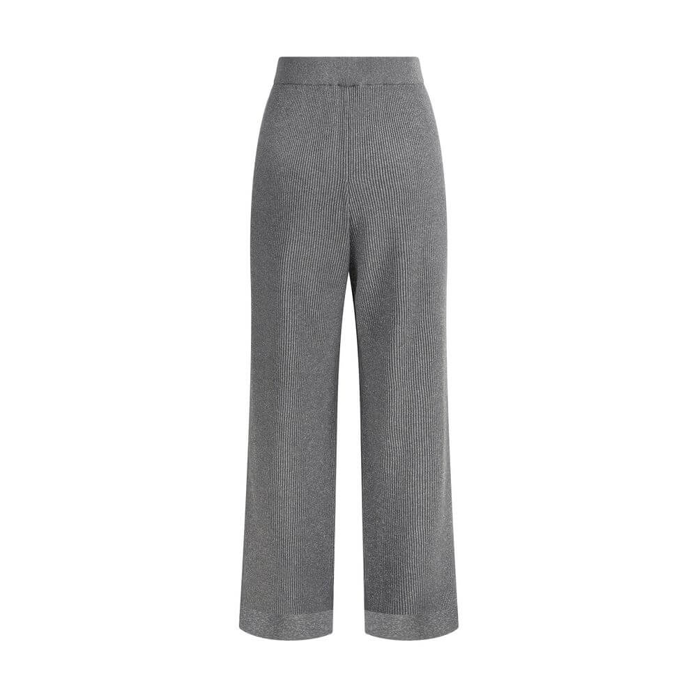 Brunello Cucinelli Gray Cotton Casual Pants