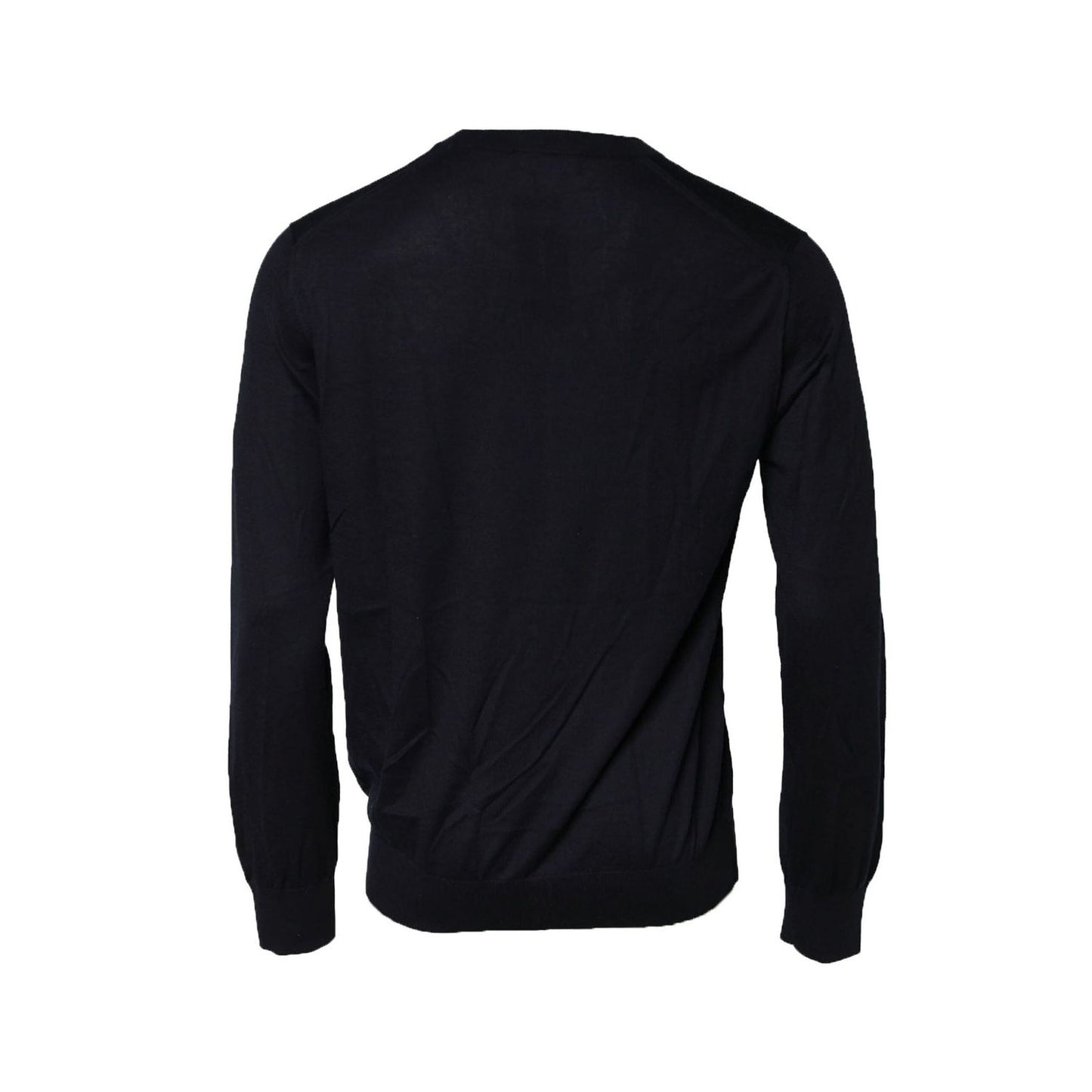 Dolce & Gabbana Black Long Sleeve CrewNeck Pullover Sweater TSH90535-56