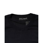Dolce & Gabbana Black Long Sleeve CrewNeck Pullover Sweater TSH90535-56
