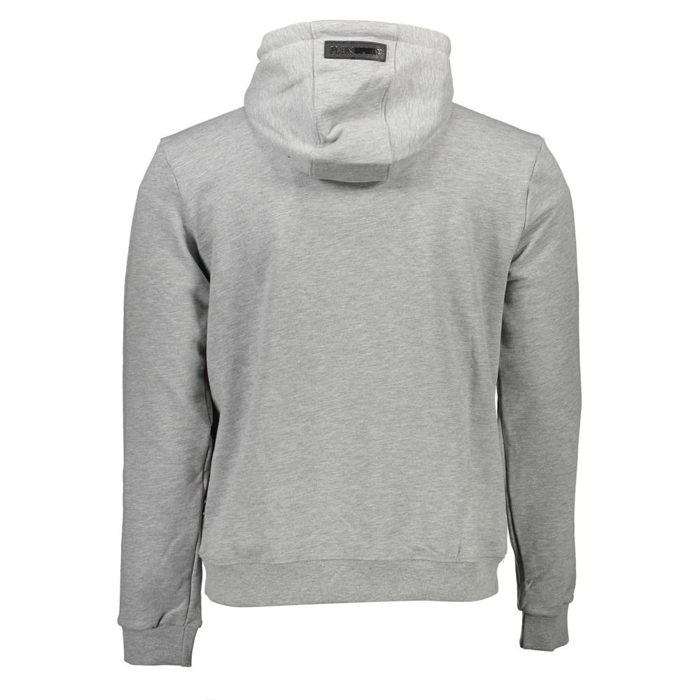Plein Sport Grigio Cotton Men Sweatshirt Plein Sport