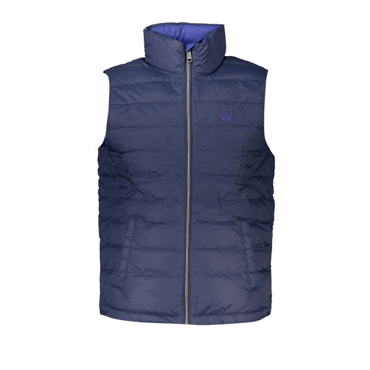 La Martina Blue Polyamide Men Jacket