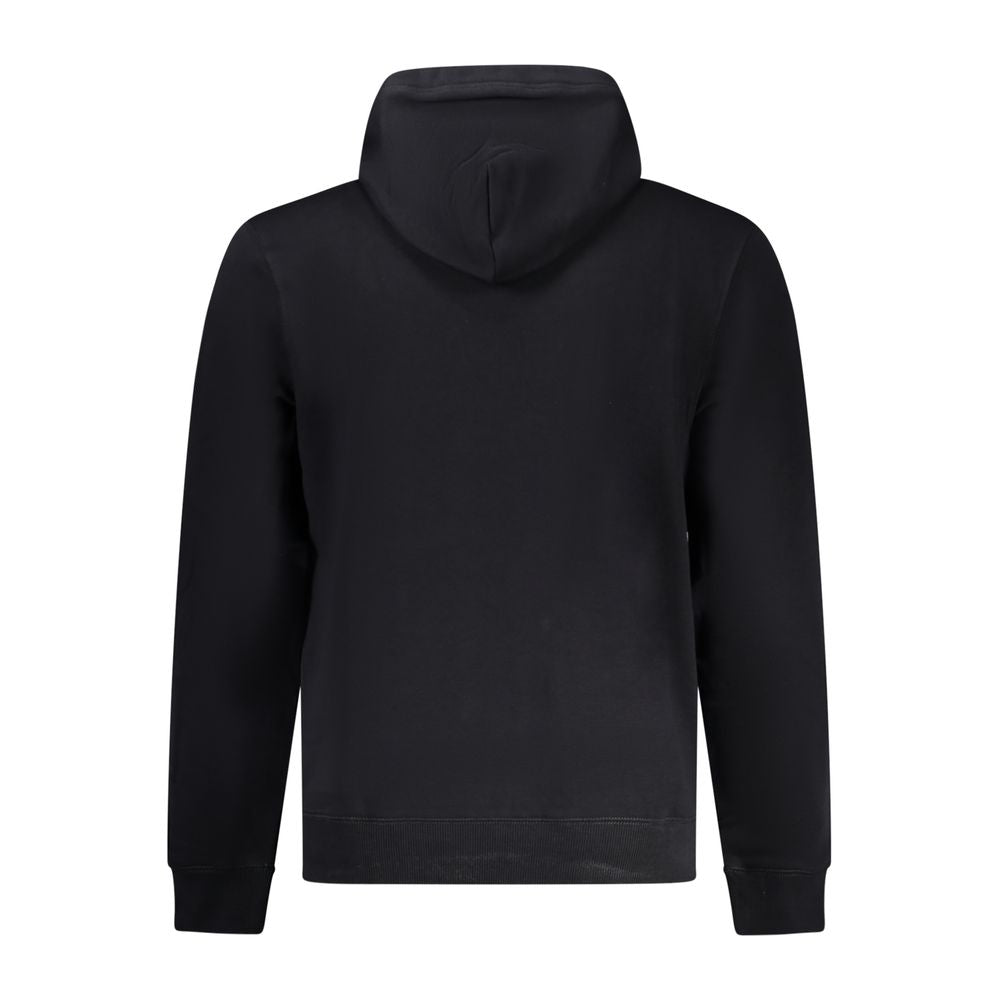 Napapijri Black Cotton Sweatshirt Napapijri