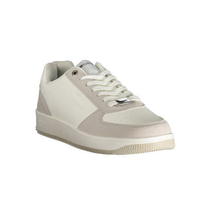 Gas White Polyester Men Sneaker 1728,67465543840,Athletic - Sneakers - Shoes,EU45/US12,Gas,Men,New with tags,Shoes,Sneakers - Shoes,White