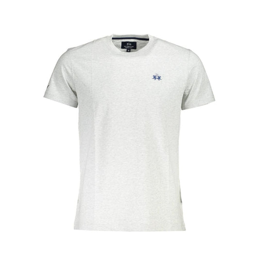 La Martina Grigio Cotton Men T-Shirt