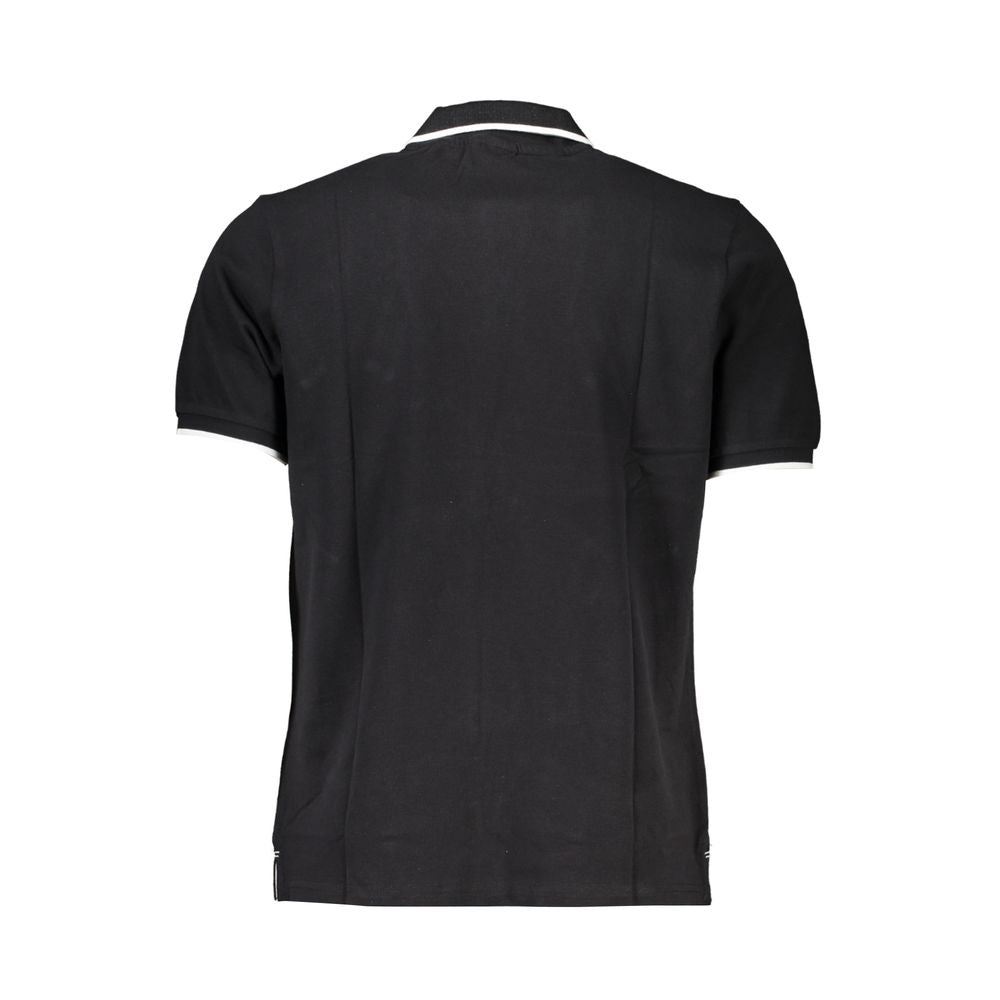 North Sails Black Cotton Men Polo
