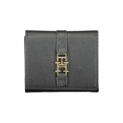 Tommy Hilfiger Black Polyurethane Women Wallet