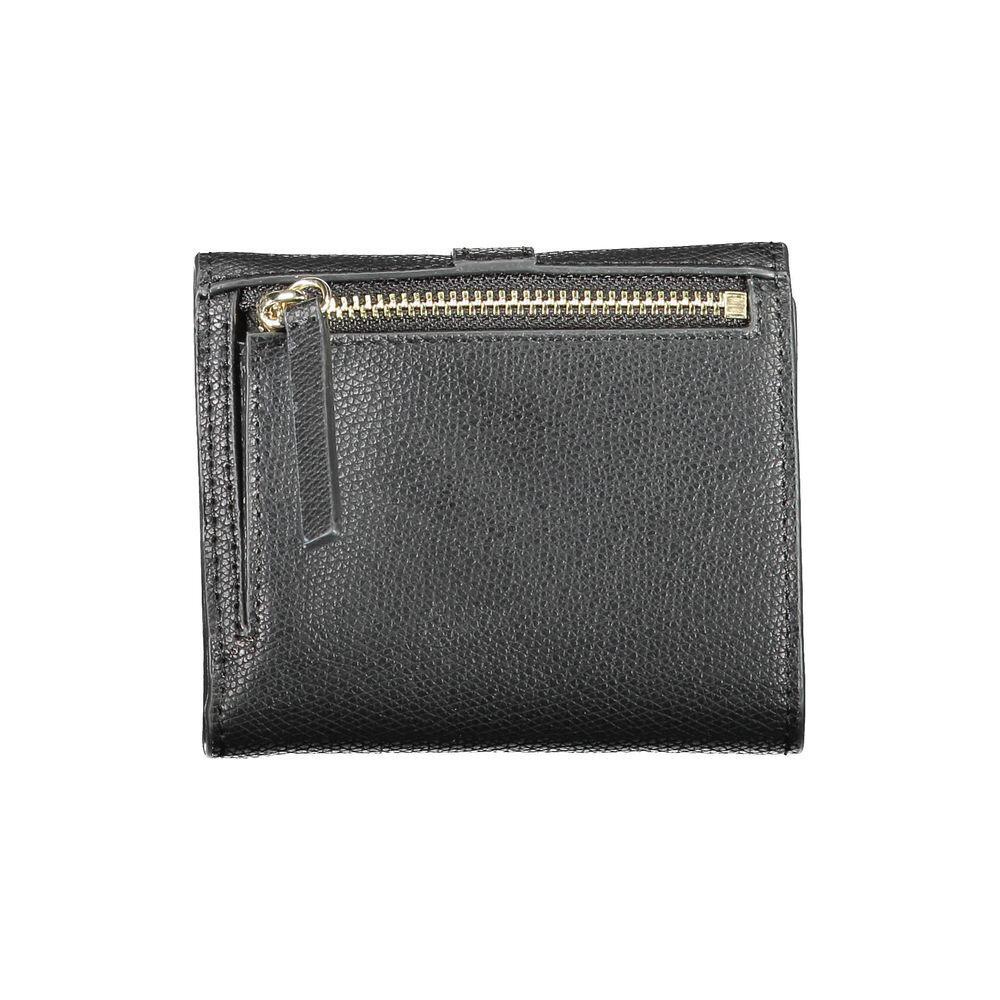 Tommy Hilfiger Black Polyurethane Women Wallet