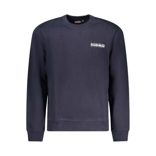 Napapijri Blue Cotton Sweatshirt Napapijri
