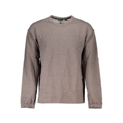 Calvin Klein Brown Cotton Men Sweater