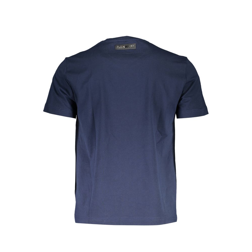 Plein Sport Blue Cotton Men's T-Shirt Plein Sport