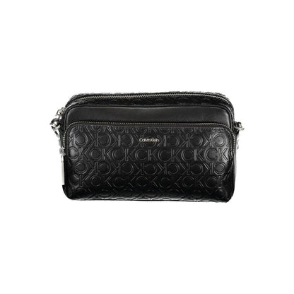 Calvin Klein Black Polyurethane Women Shoulder Bag
