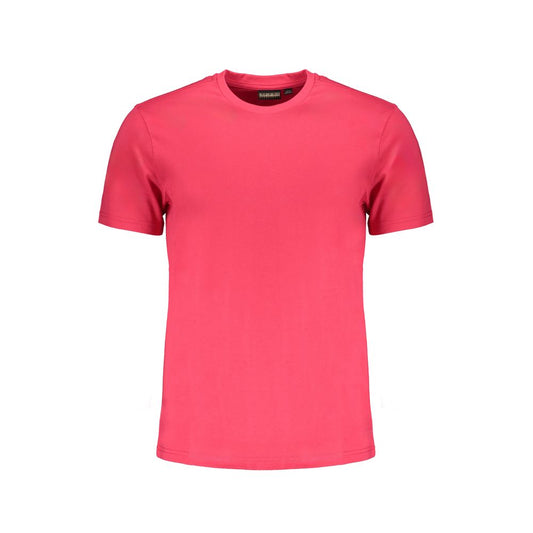 Napapijri Pink Cotton T-Shirt Napapijri