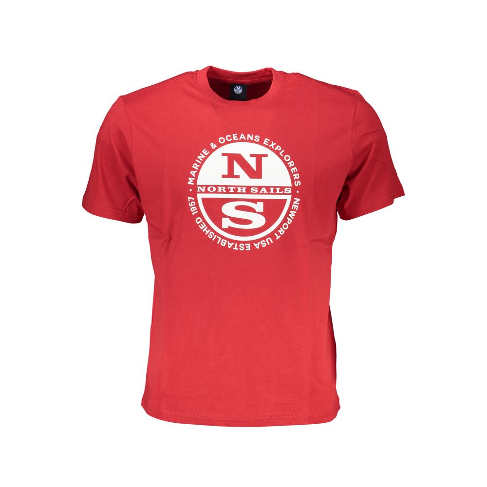 North Sails Rosso Cotton Mens T-Shirt