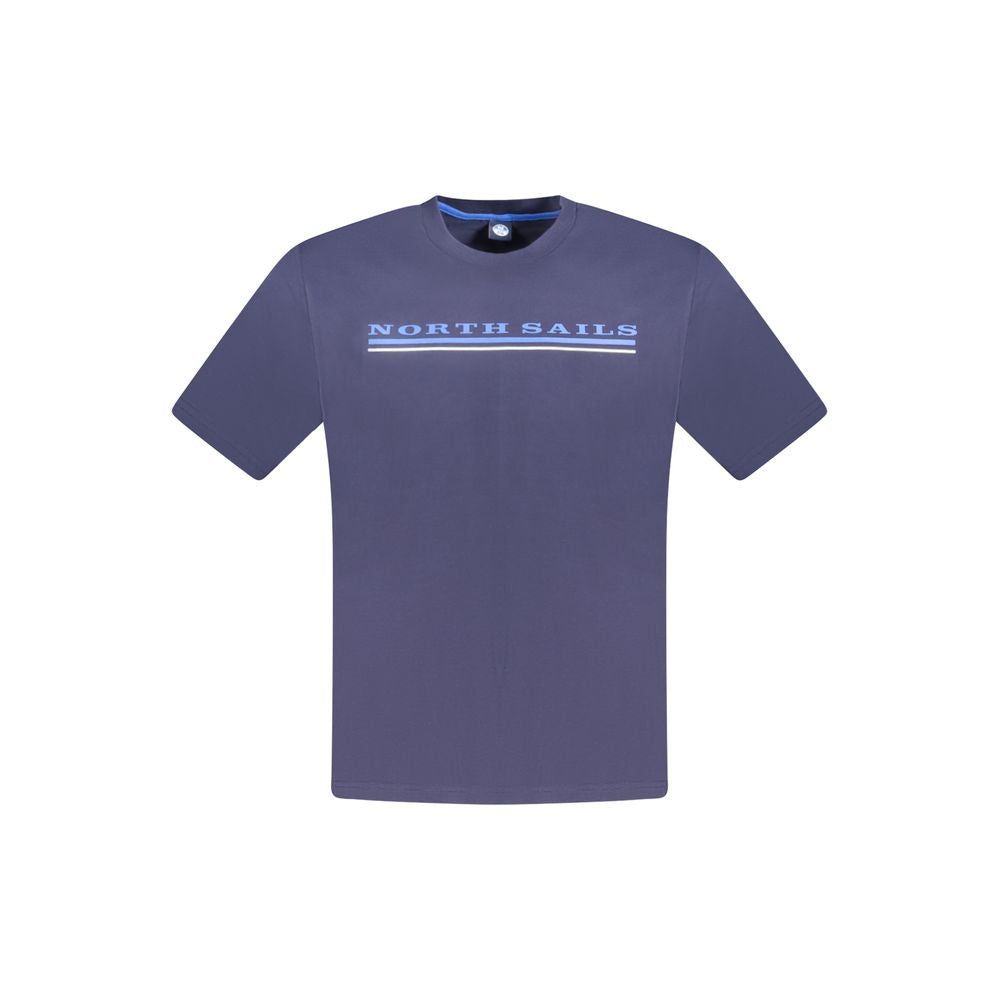 North Sails Blue Cotton Mens T-Shirt