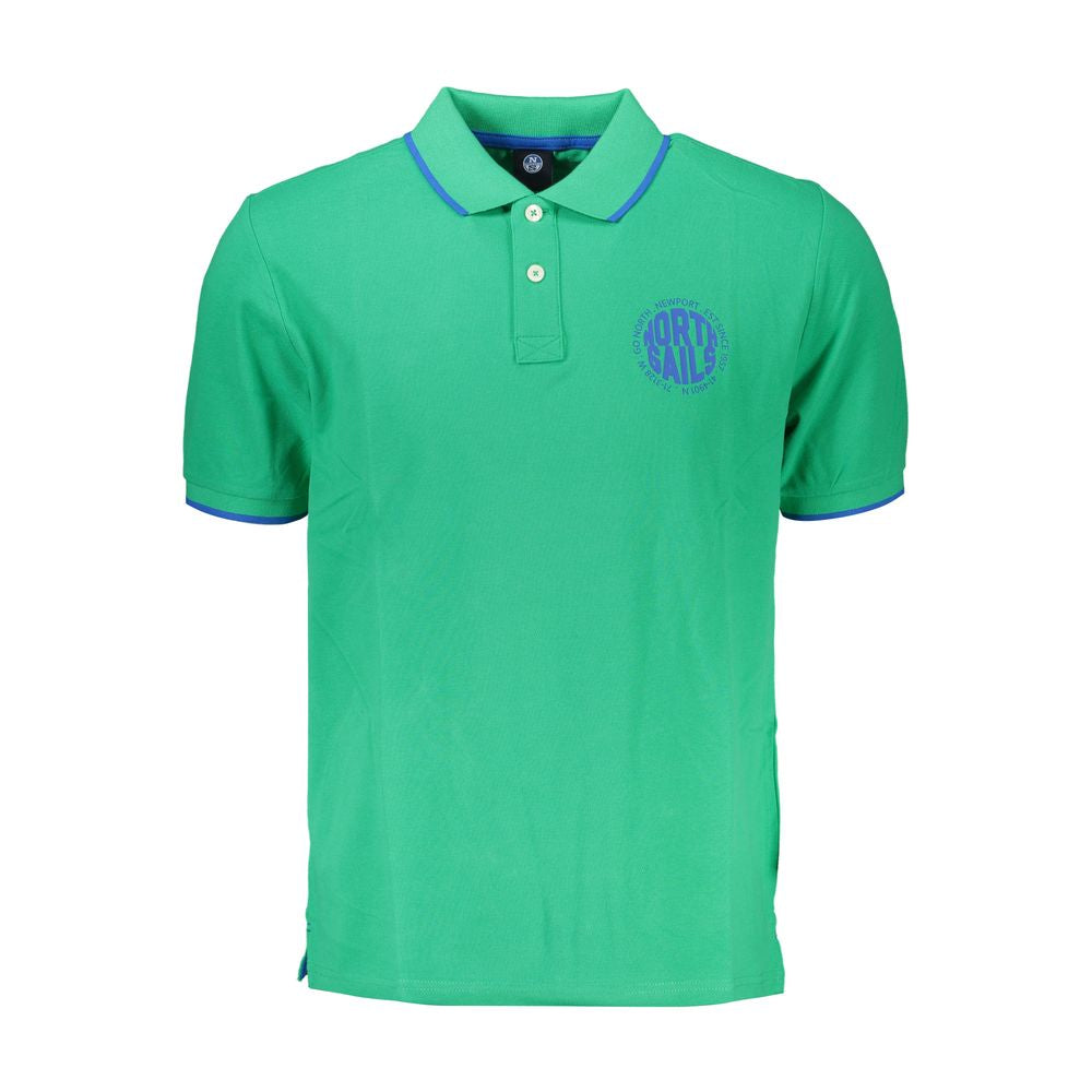 North Sails Verde Cotton Mens Polo Shirt