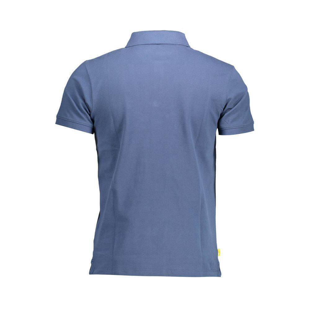 Timberland Blue Cotton Men Polo Shirt TI-37915-S
