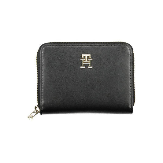 Tommy Hilfiger Black Polyurethane Women Wallet 1728,67403481248,Accessories,Bags,Black,New with tags,Tommy Hilfiger,Wallets - Accessories,Wallets - Wallets - Accessories,Wallets - Women - Bags,Women,Women - Bags