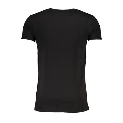 Cavalli Class Black Cotton Men's T-Shirt