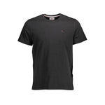 Tommy Hilfiger Black Organic Cotton Men T-Shirt TO-37526-XXL
