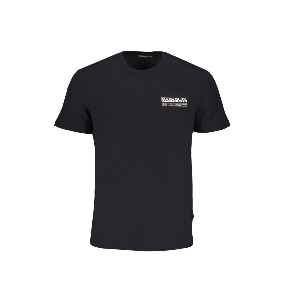 Napapijri Black Cotton T-Shirt Napapijri