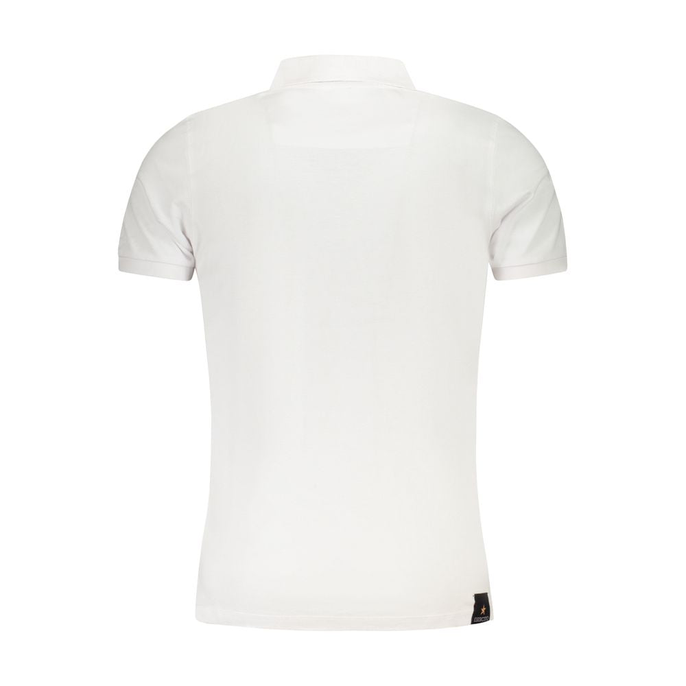 Accademia Militare Bianco Cotton Men Polo