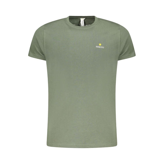 Esercito 1659 Green Cotton T-Shirt ES-36556-S