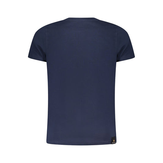 Esercito 1659 Blue Cotton T-Shirt ES-36559-S