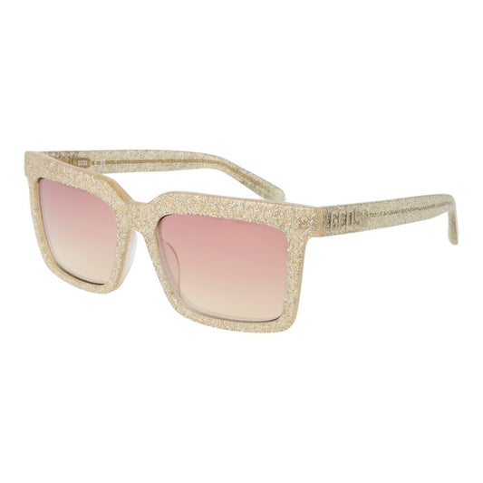 GCDS Gold Acetate Sunglasses GCDS