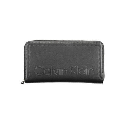 Calvin Klein Black Polyurethane Women Wallet Calvin Klein