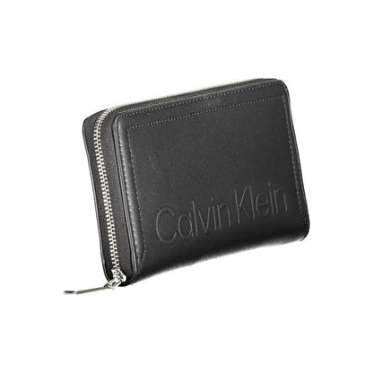 Calvin Klein Black Polyurethane Women Wallet Calvin Klein