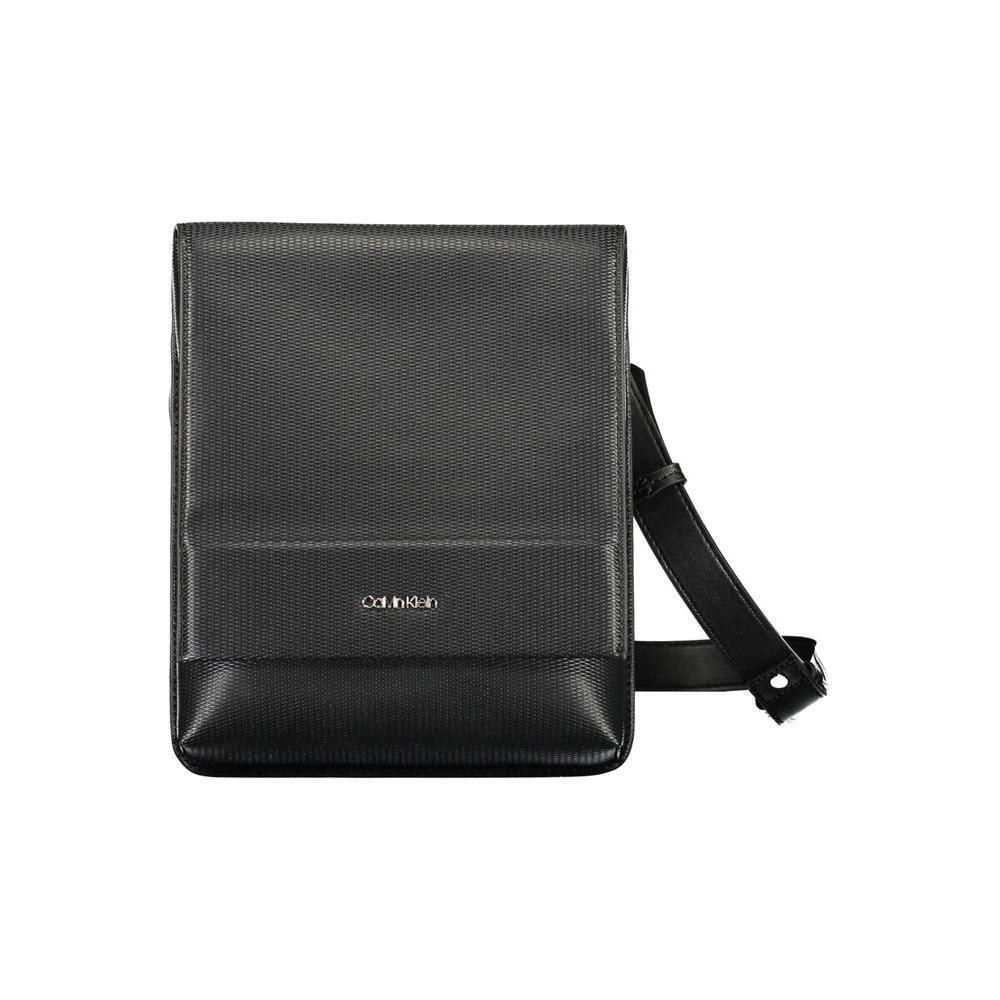 Calvin Klein Black Polyurethane Men Shoulder Bag