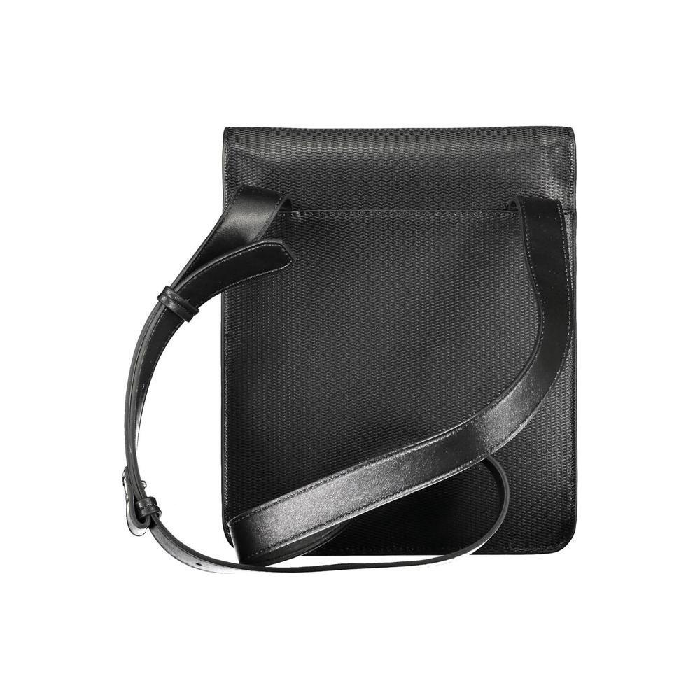 Calvin Klein Black Polyurethane Men Shoulder Bag