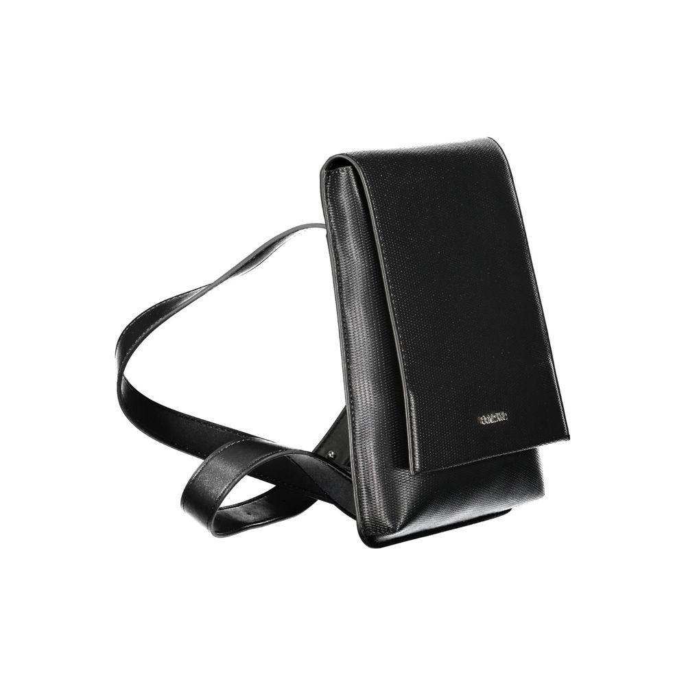 Calvin Klein Black Polyurethane Men Shoulder Bag