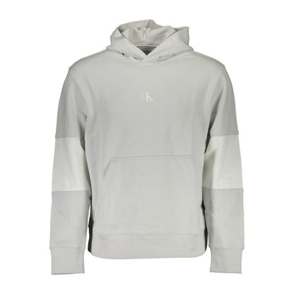 Calvin Klein Gray Cotton Men Sweatshirt Calvin Klein