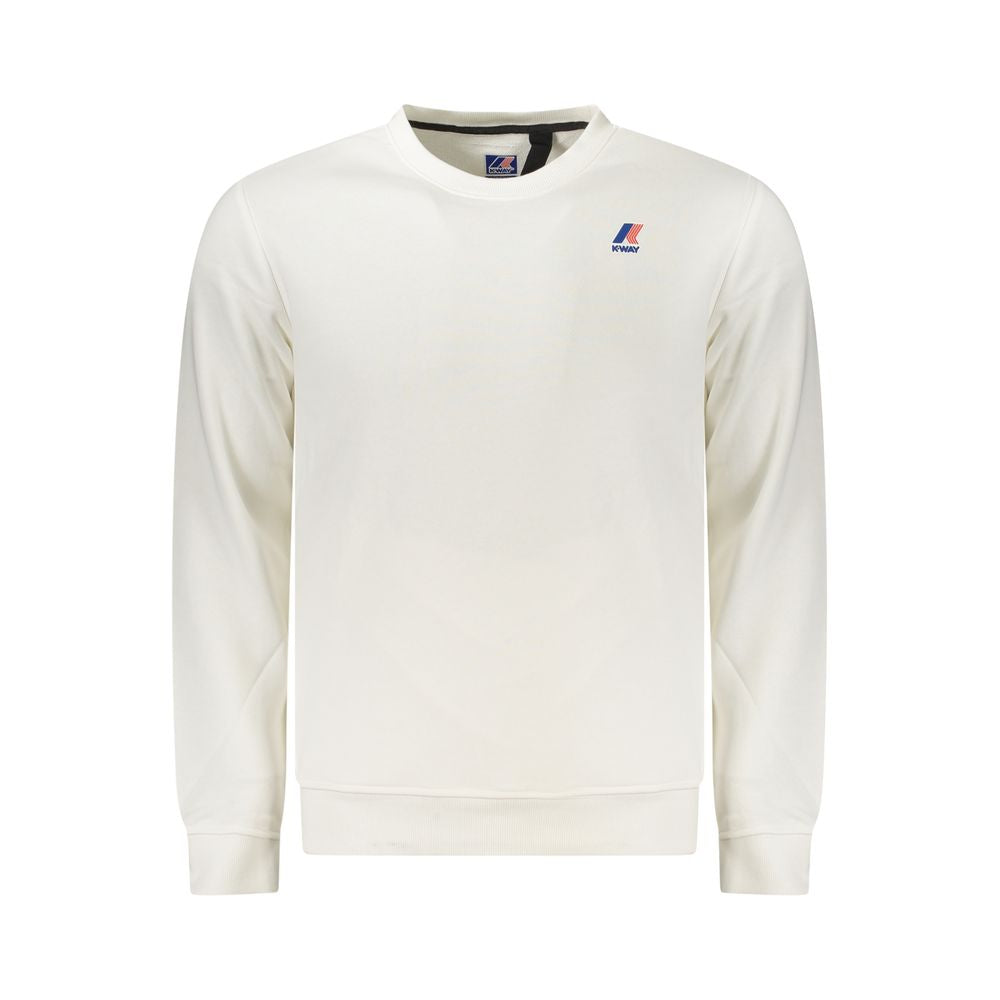 K-WAY White Cotton Men Sweater KW-38797-S
