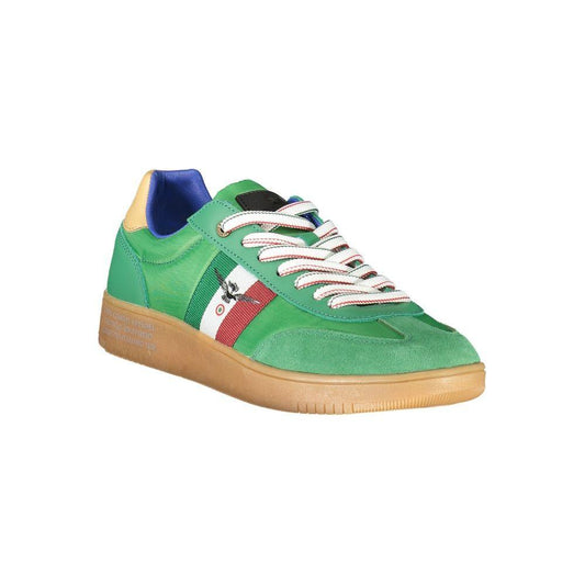 Esercito 1659 Green Leather Men Sneaker ES-38851-EU44/US11