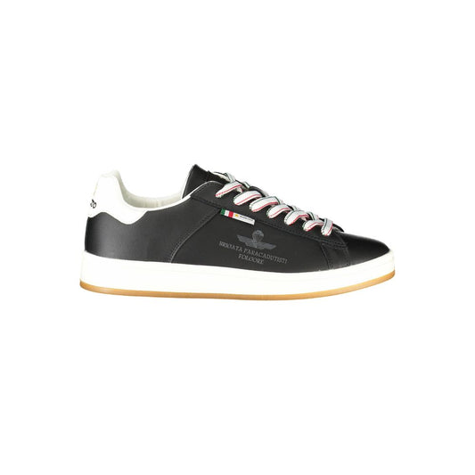 Esercito 1659 Black Leather Men Sneaker ES-38852-EU44/US11