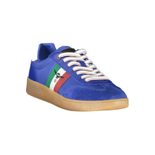 Esercito 1659 Blue Leather Men Sneaker ES-38858-EU45/US12