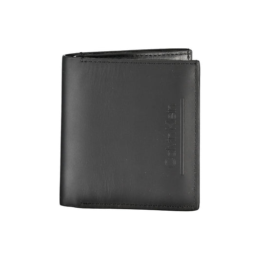 Calvin Klein Black Leather Wallet Calvin Klein