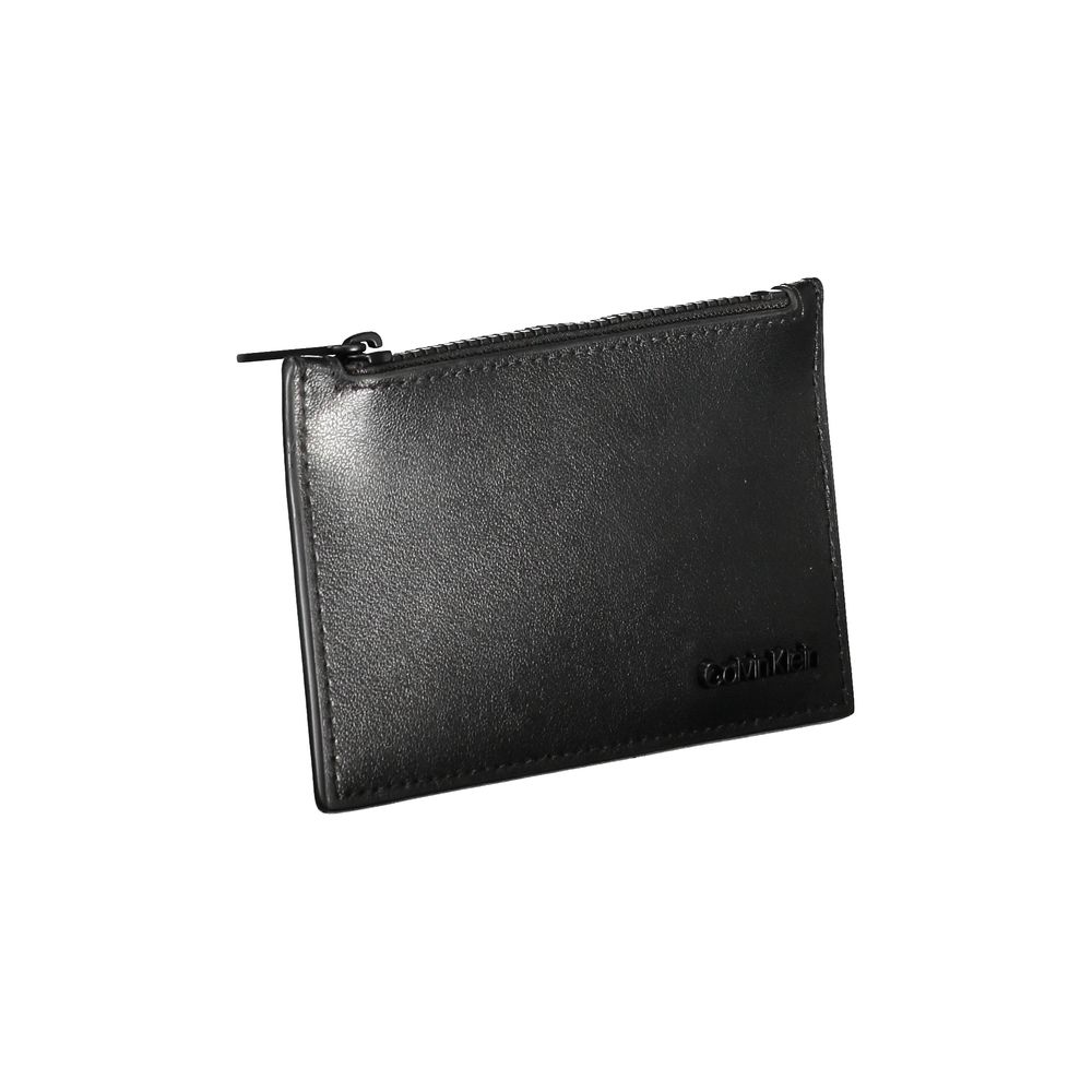 Calvin Klein Black Leather Men Wallet
