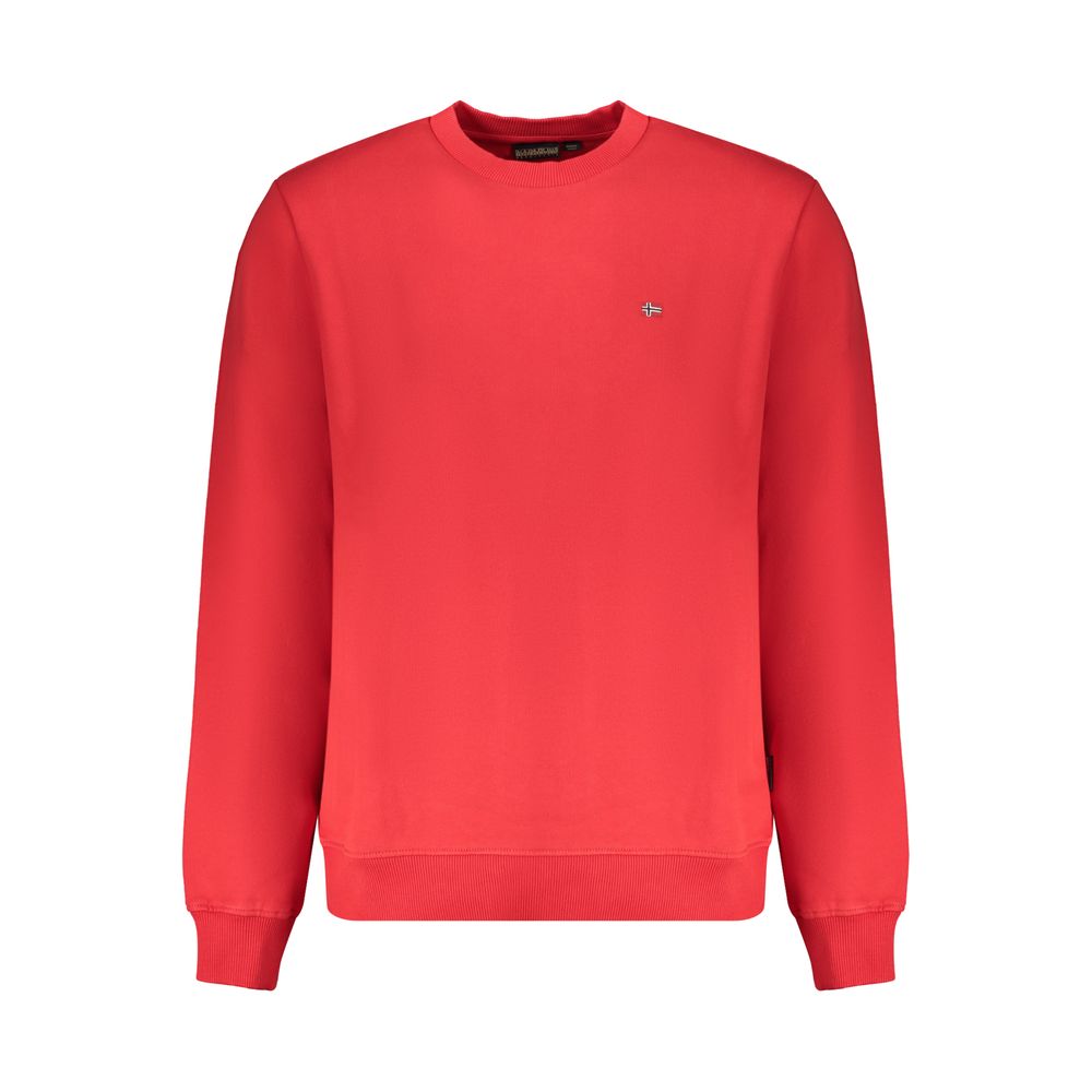 Napapijri Red Cotton Sweatshirt Napapijri
