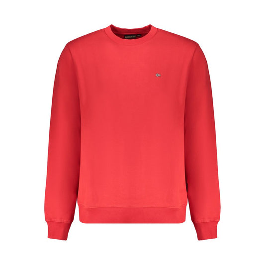 Napapijri Red Cotton Sweatshirt Napapijri