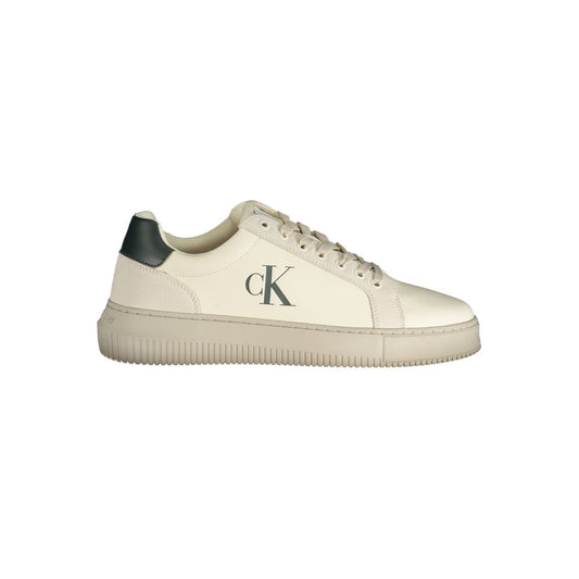 Calvin Klein White Polyester Athletic Sneakers Calvin Klein
