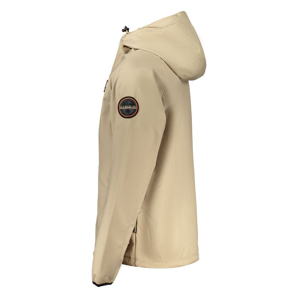 Napapijri Beige Polyester Men's Jacket