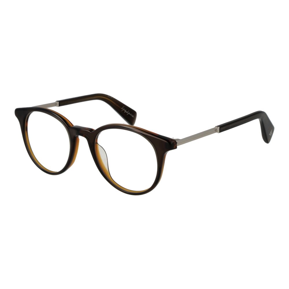 Yohji Yamamoto Brown Plastic Glasses (Frames) Yohji Yamamoto
