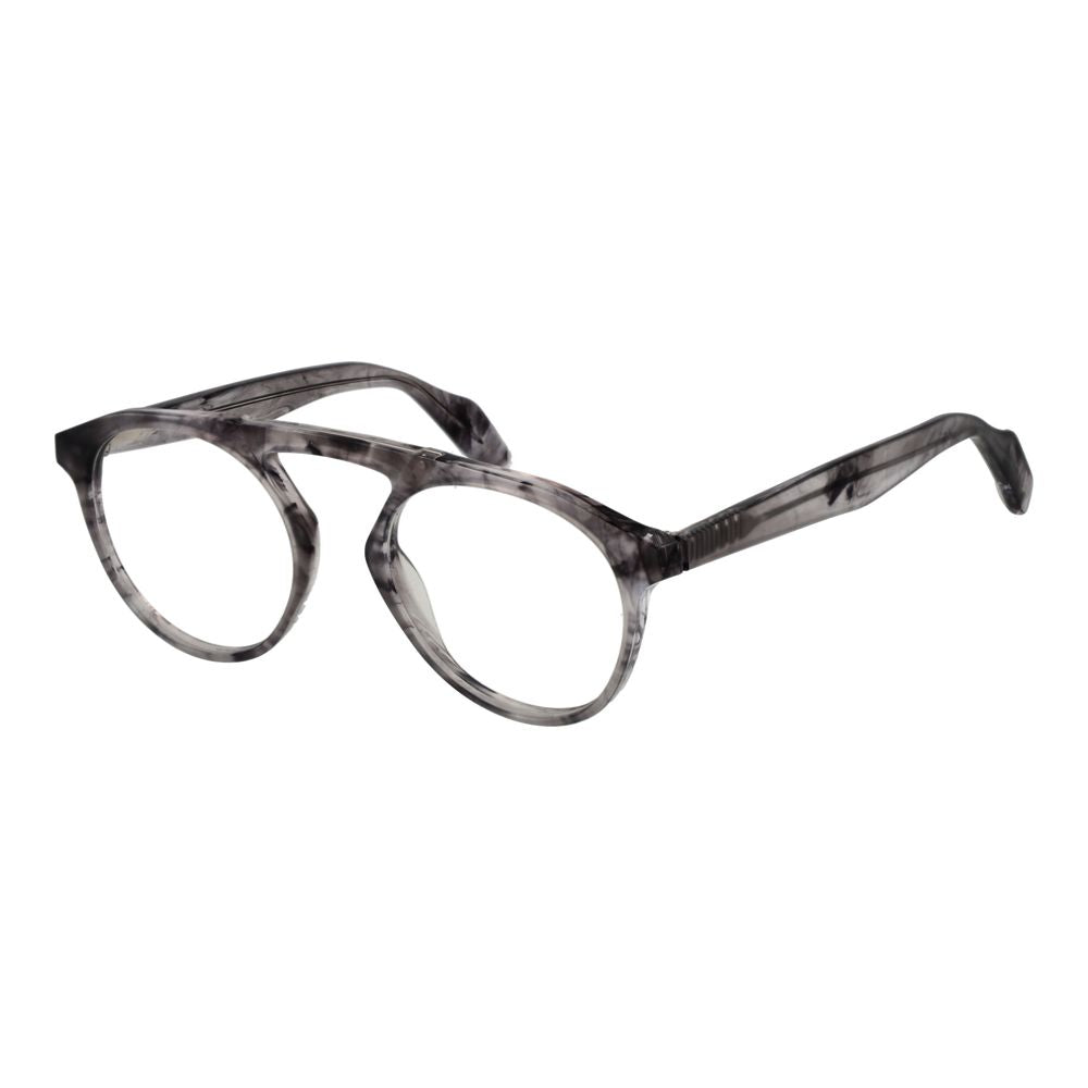 Yohji Yamamoto Gray Plastic Glasses (Frames) Yohji Yamamoto