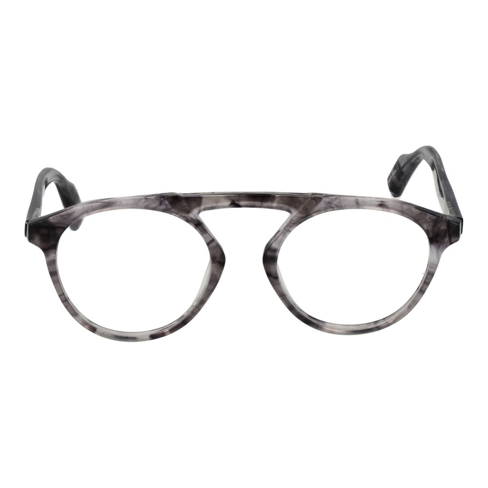 Yohji Yamamoto Gray Plastic Glasses (Frames) Yohji Yamamoto
