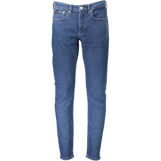 Calvin Klein Blu Cotton Men Jeans Calvin Klein