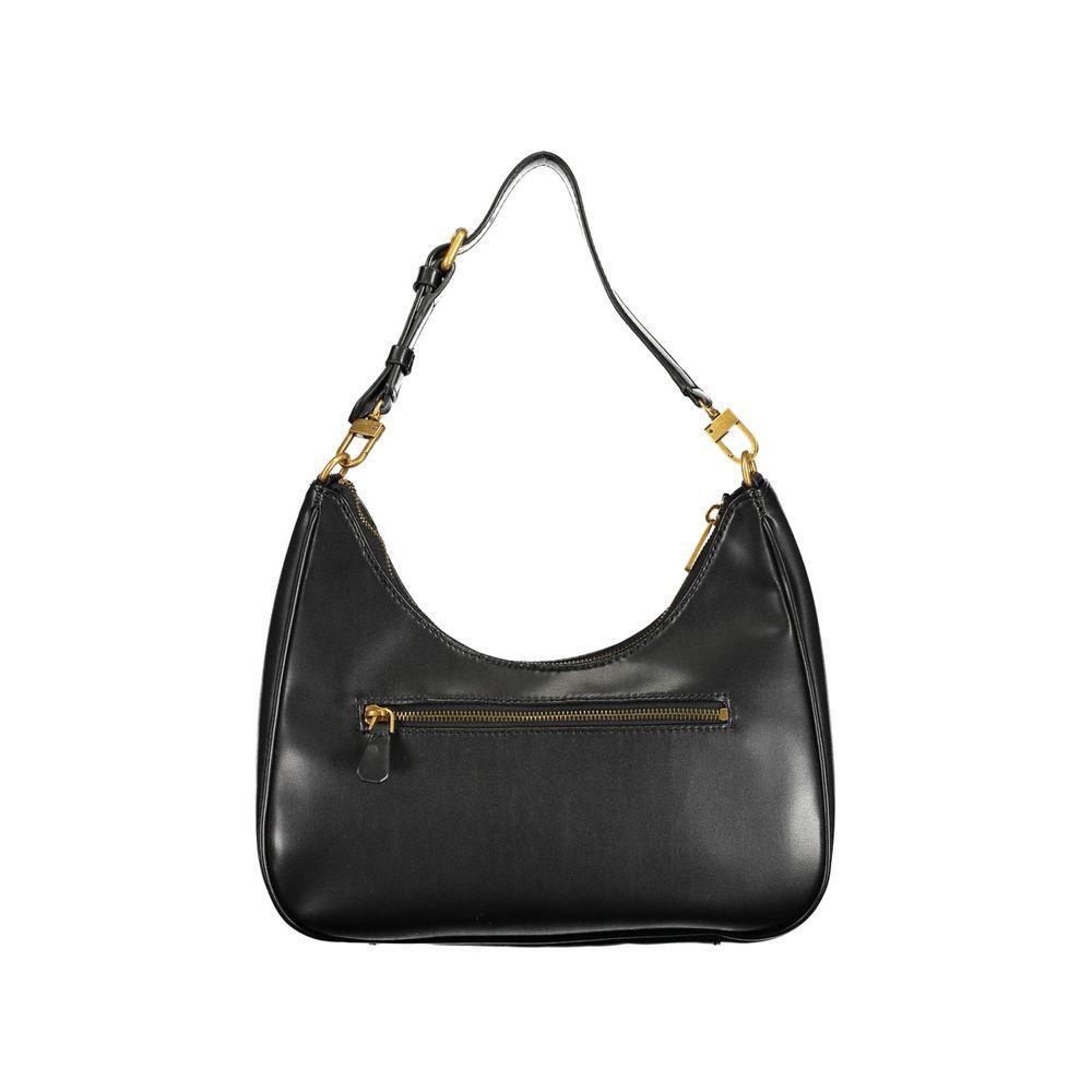 Front view with bag zipped and handles upright.
