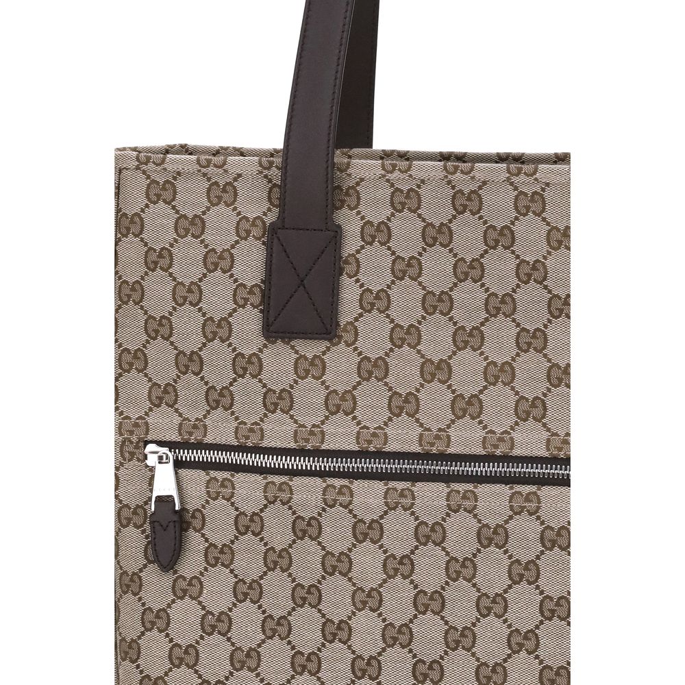 Gucci Brown Polyester Handbag